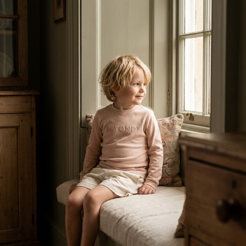 Caico Cotton lifestyle — Kids Lounge Blouse Dusty Blush