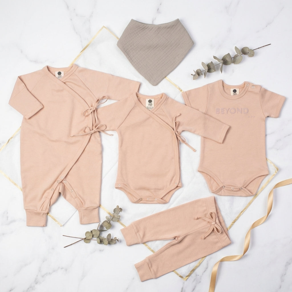 Day & Night Gift Set — Dusty Blush on marble