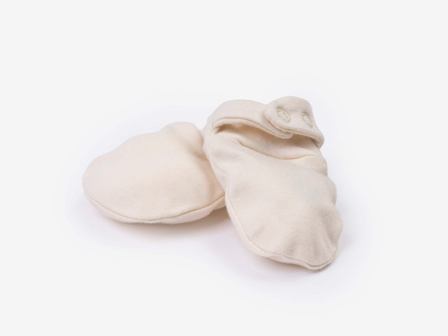 Baby Mittens in Alabaster Cotton Bloom