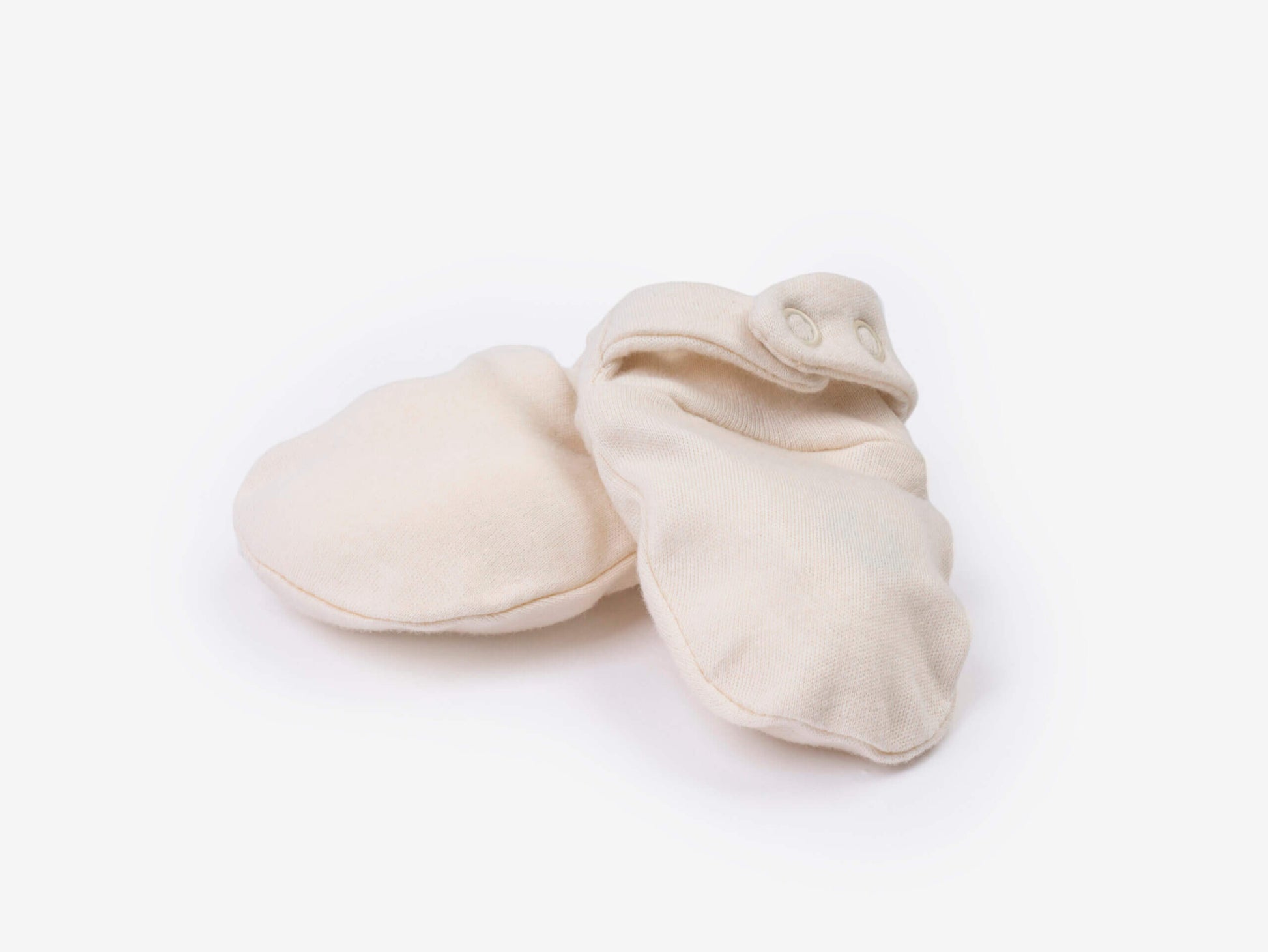 Baby Mittens in Alabaster Cotton Bloom