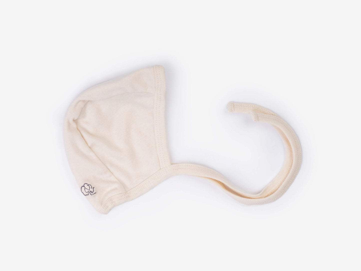 Baby Bonnet in Alabaster Cotton Bloom