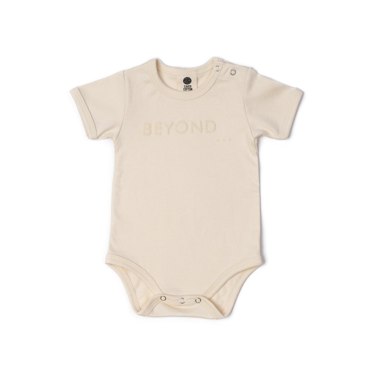Newborn Short Sleeve Bodysuit in Alabaster