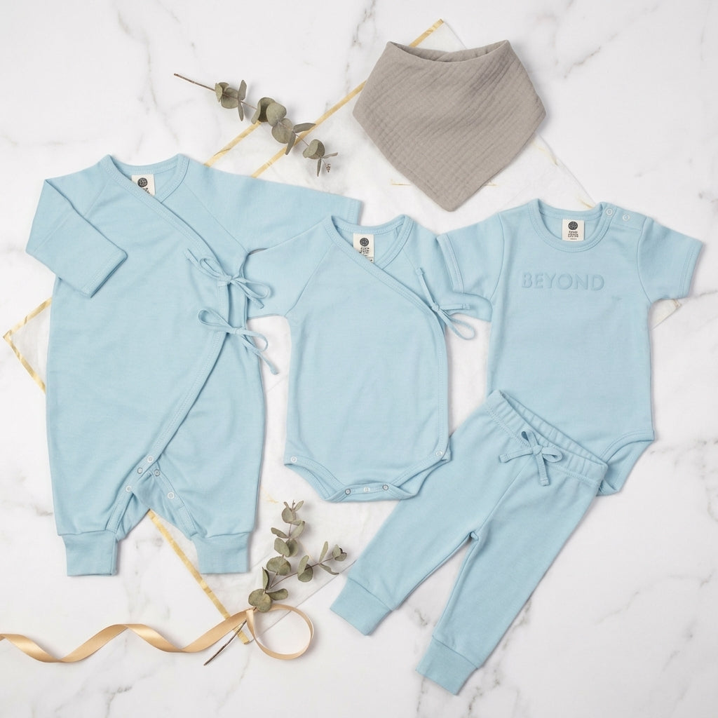 Day & Night Gift Set — Dusky Blue on marble