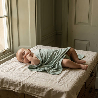 Caico Cotton lifestyle — Baby Blanket Sage