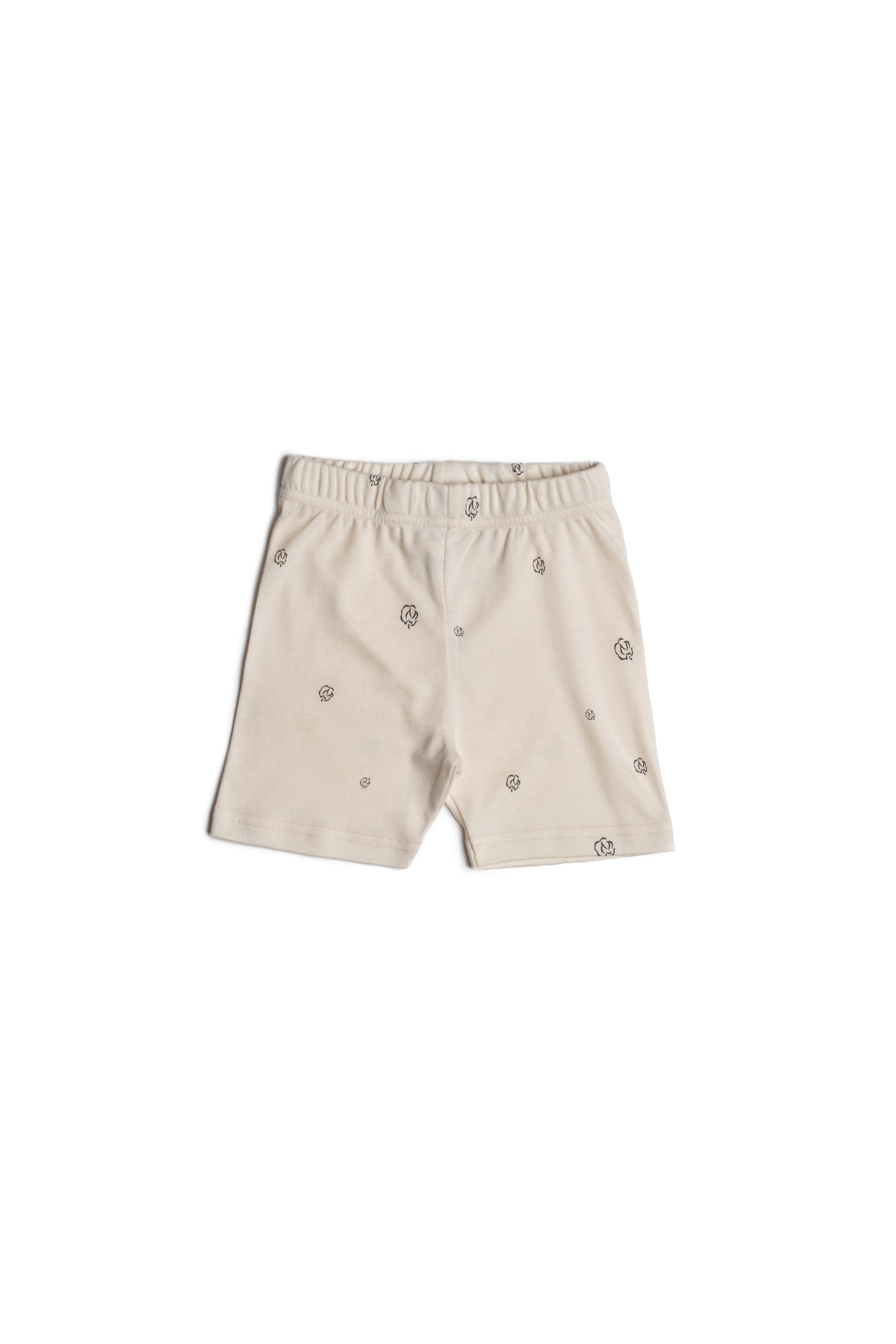 Kids Summer Pyjamas in alabaster cotton bloom organic Egyptian cotton, view 6