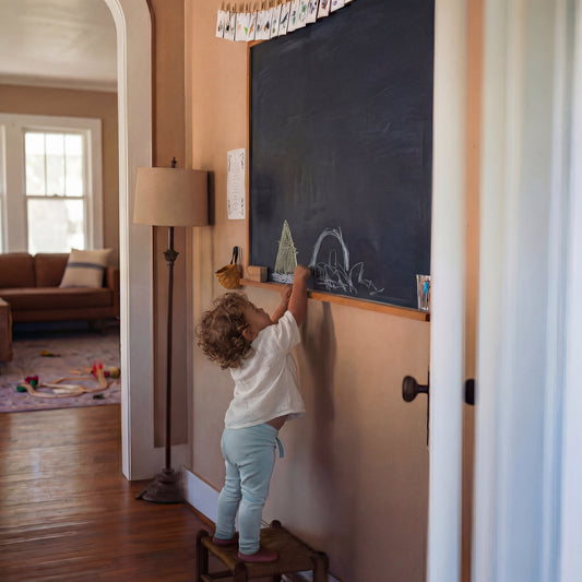 Baby Leggings — Organic Egyptian Cotton, Dusky Blue