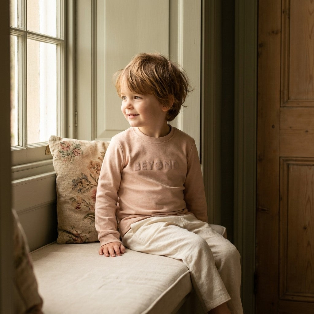 Caico Cotton lifestyle — Kids Lounge Blouse Dusty Blush