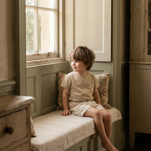 Caico Cotton lifestyle — Kids Lounge Tee Sahara