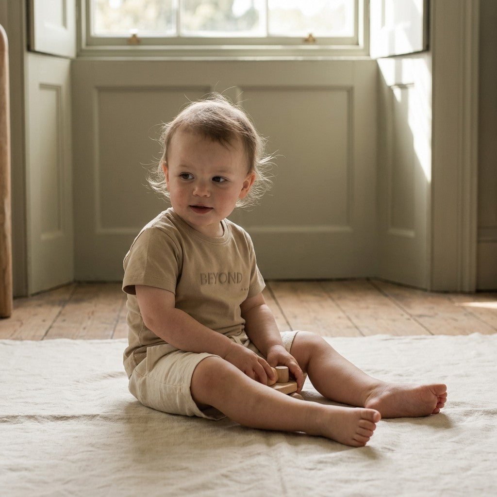 Caico Cotton lifestyle — Kids Lounge Tee Sahara