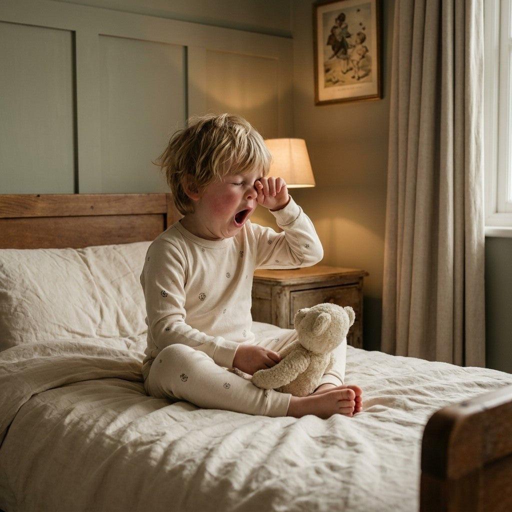 Caico Cotton lifestyle — Kids Long Sleeve Pyjamas Alabaster Cotton Bloom
