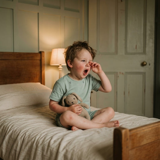 Caico Cotton lifestyle — Kids Summer Pyjamas Sage Cotton Bloom