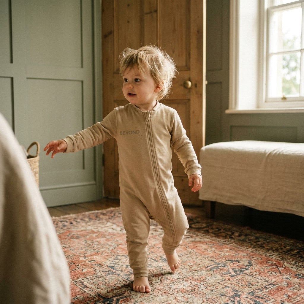 Caico Cotton lifestyle — Baby Overall Jumpsuit Sahara
