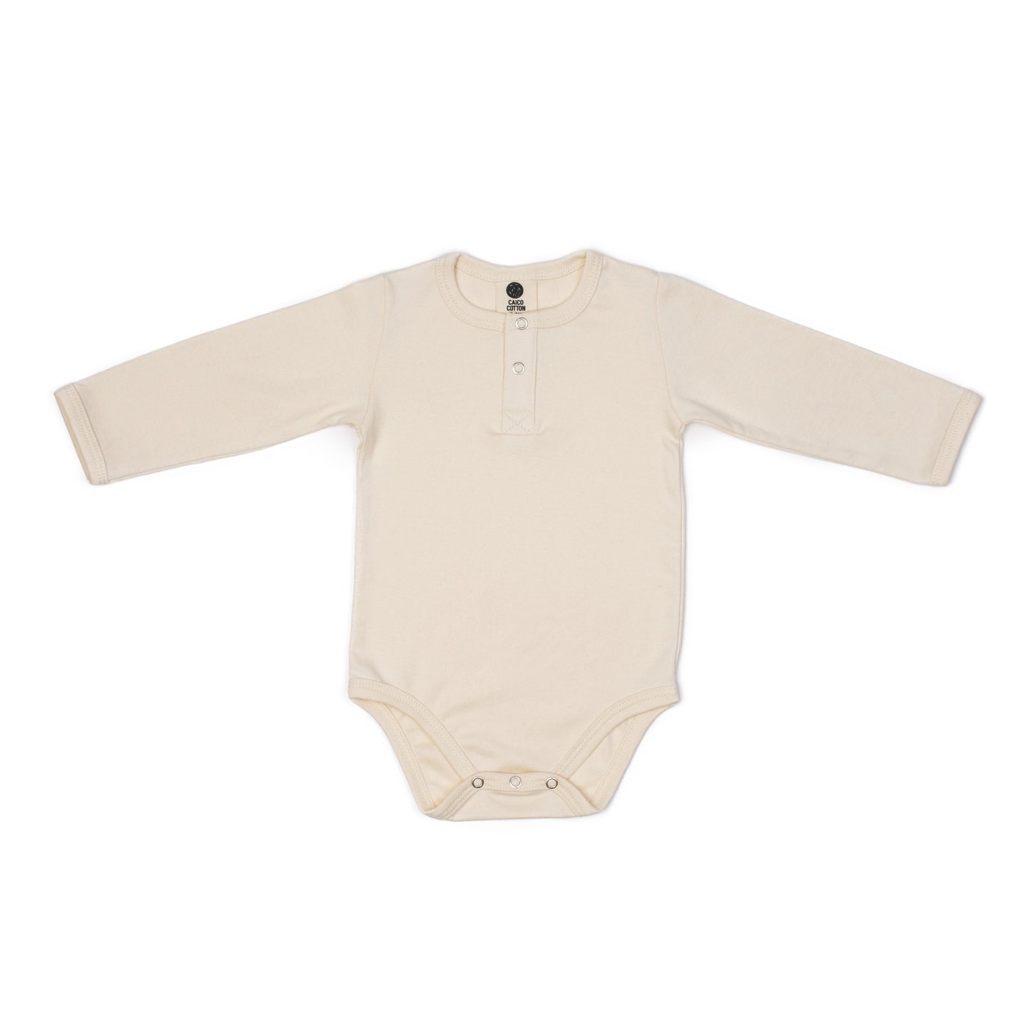Baby Long Sleeve Bodysuit in Alabaster