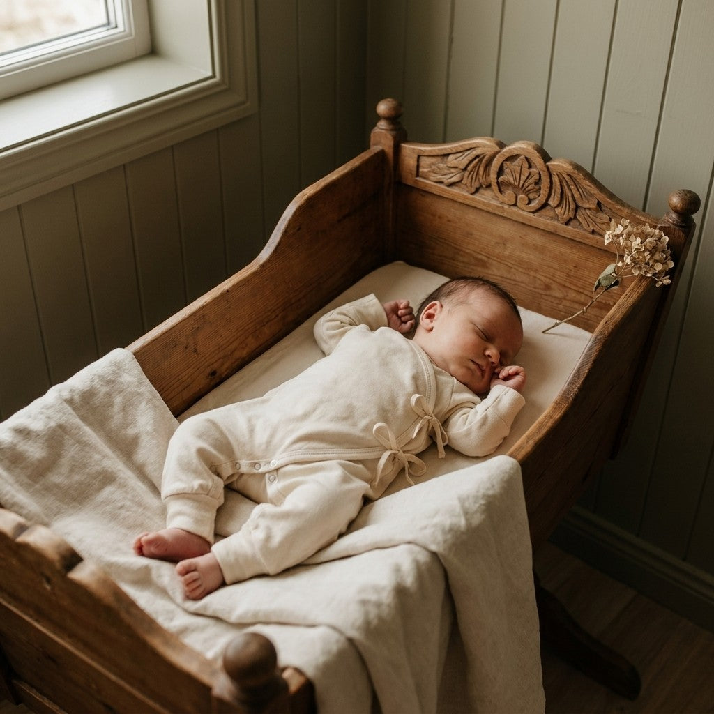 Caico Cotton lifestyle — tof 09 kimono alabaster cradle