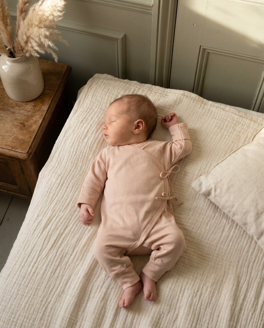 Caico Cotton lifestyle — tof 11 kimono dusty blush muslin