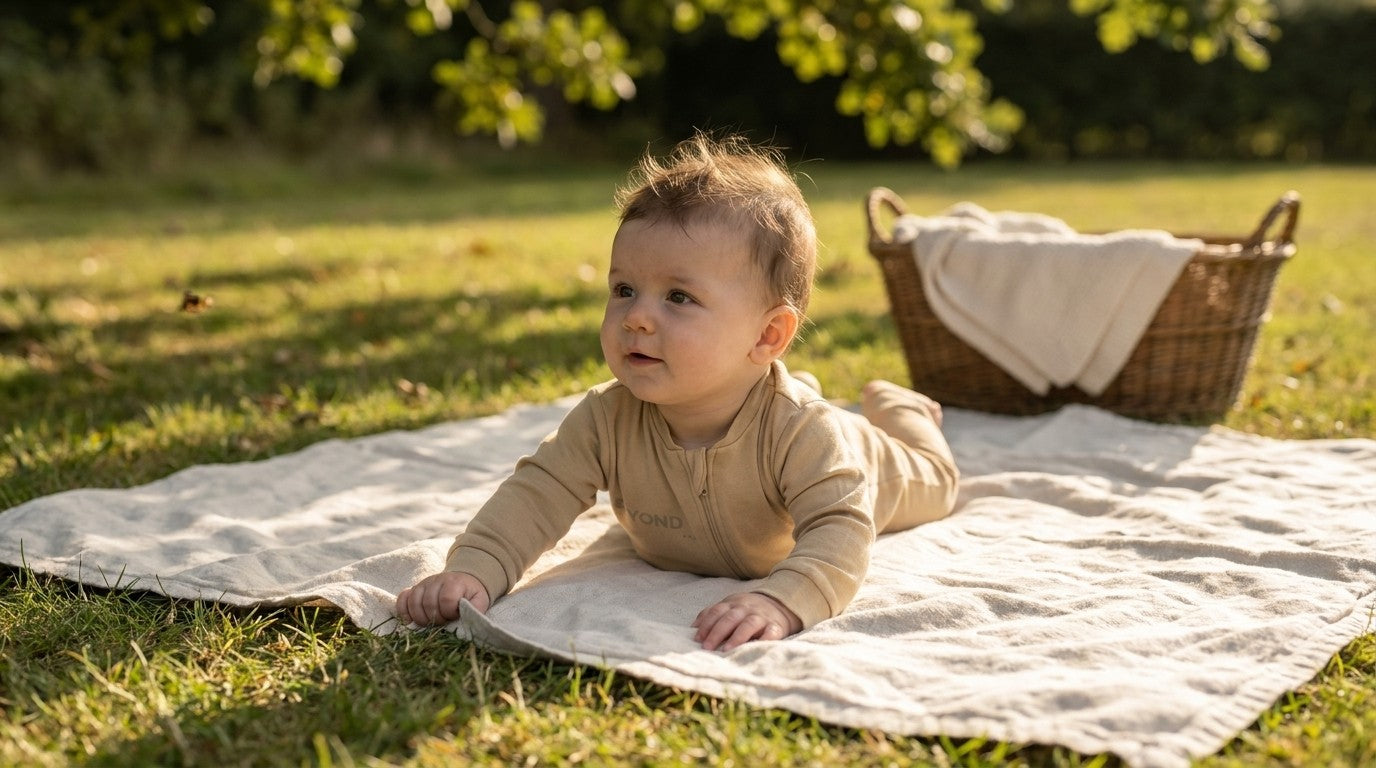 Caico Cotton lifestyle — tof 13 sahara sleepsuit garden